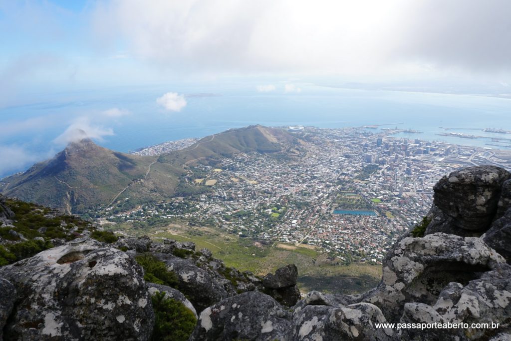 Vista do Lion's Head, Signal Hill, Estádio e V&A Waterfront!