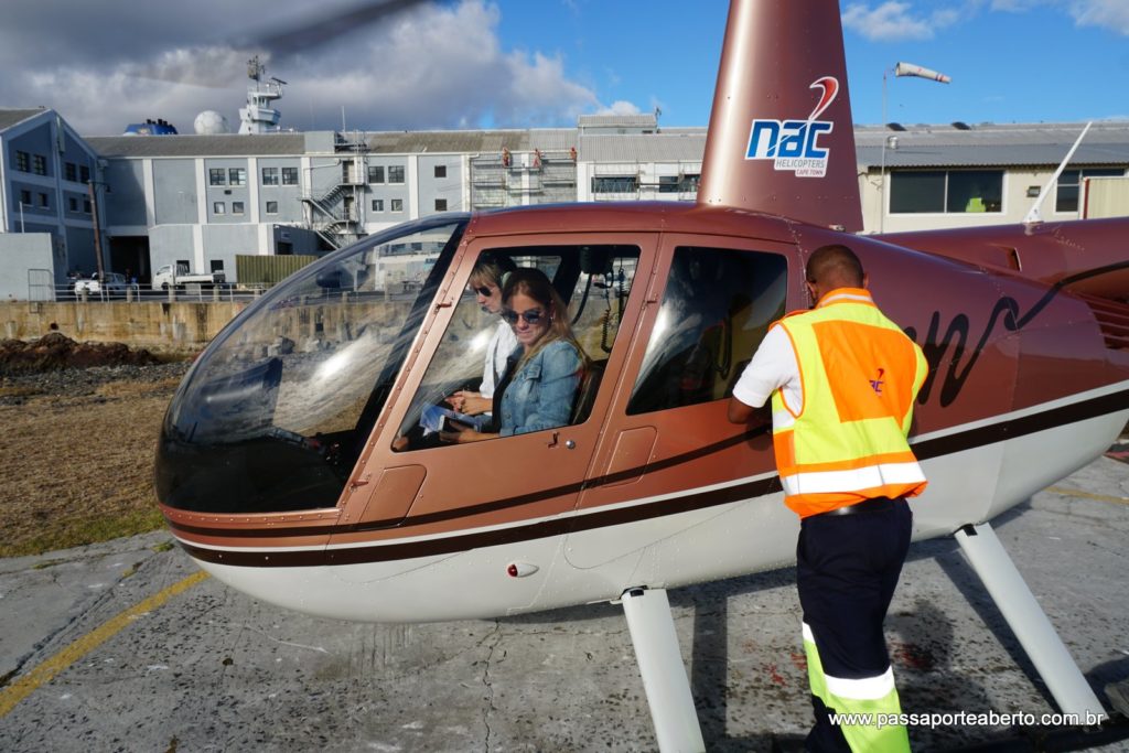 Helicóptero pequenininho do nosso passeio!
