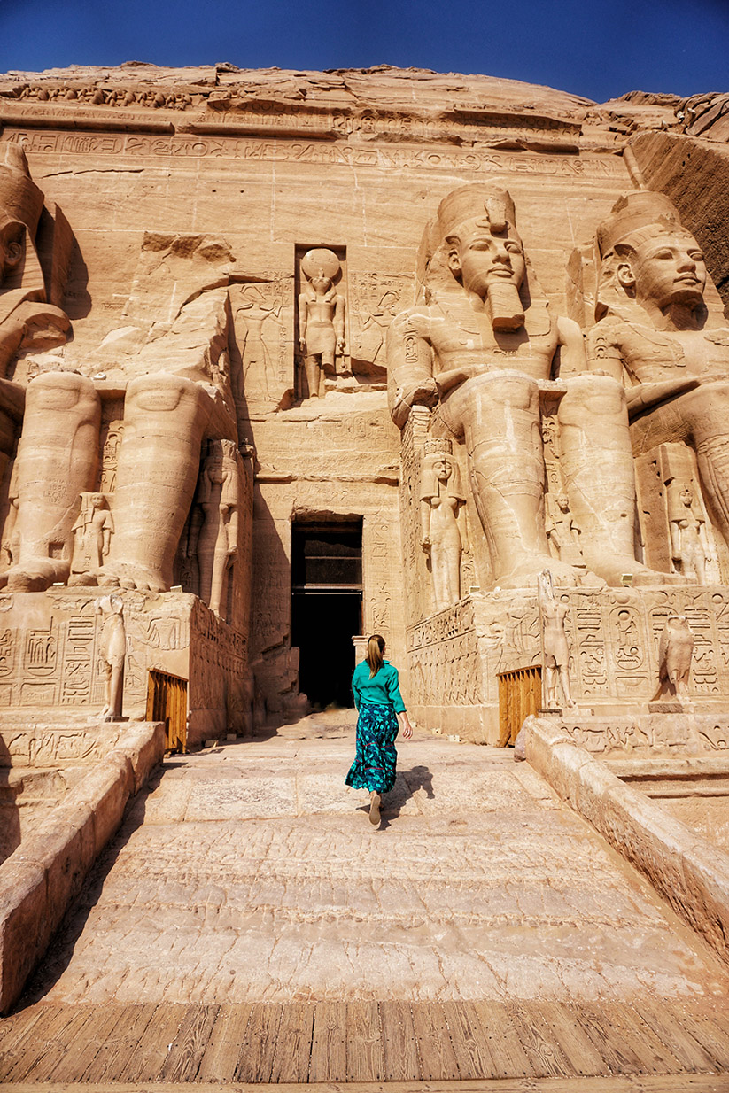 Entrada do Templo de Abu Simbel