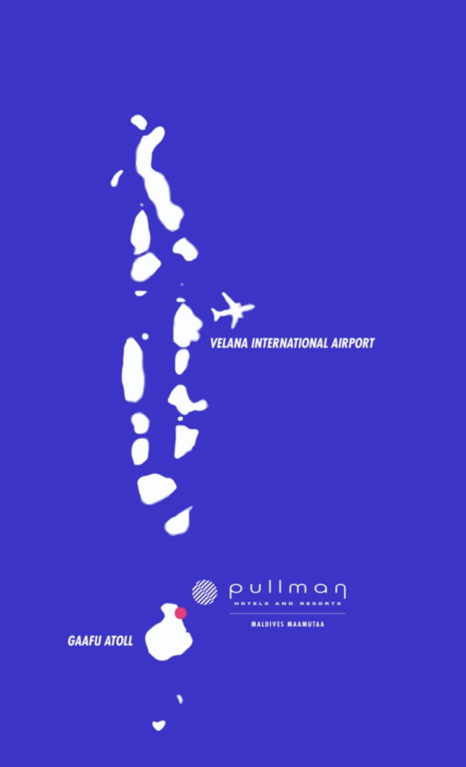 Localização do Pulmann Maldives
